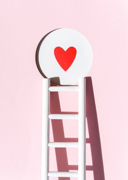 Heart with ladder. Missionaries of the Sacred Heart. MSC