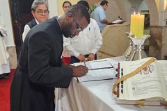 Profession of Religious Vows at Union Andina. Peru. Brother Winsly.